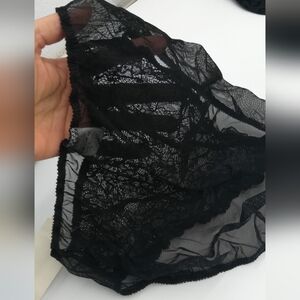 Calvin Klein Black Sheer Lace Briefs